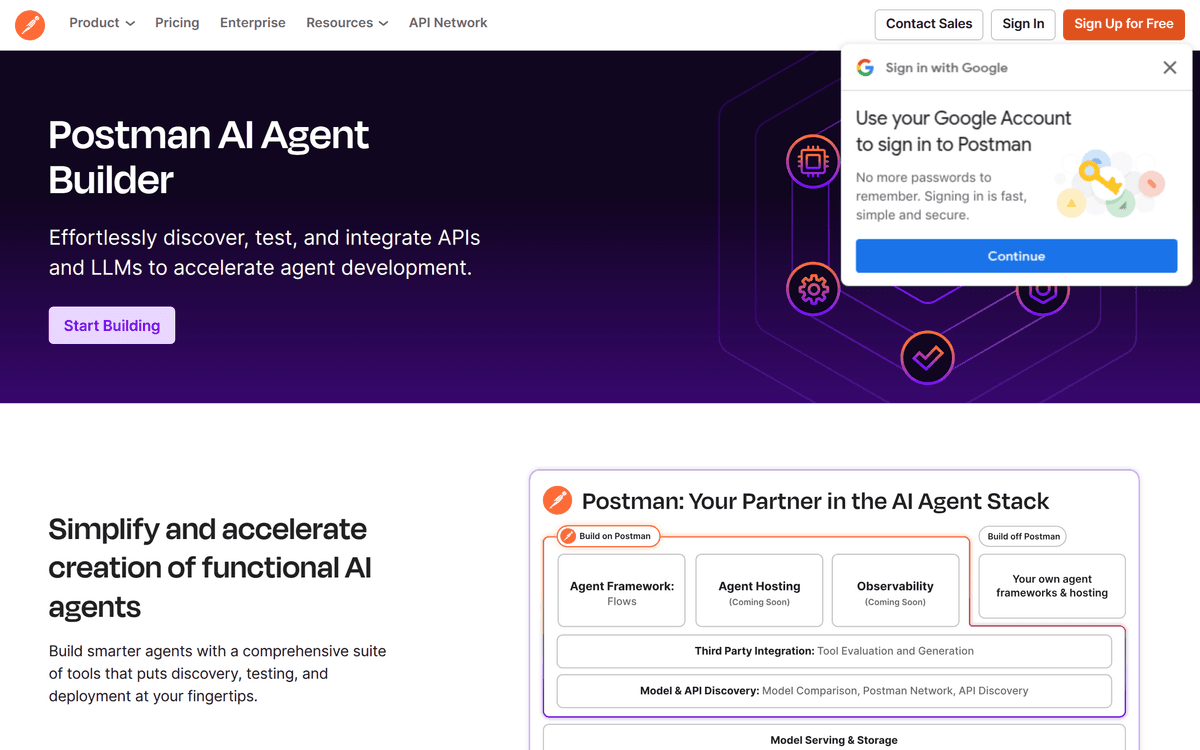 Postman AI Agent Builder